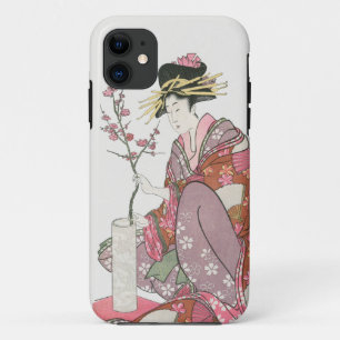 Japanese woman vintage Painting art woodblock prin Case-Mate iPhone Case
