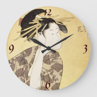 Japanese Woman Wall Clock