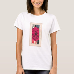 Japanese Woman with Parasol T-Shirt