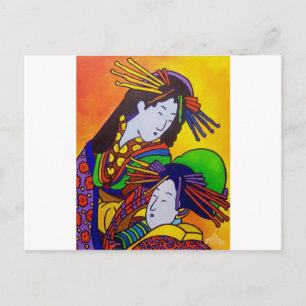 Japanese Women 5 by Piliero Postcard