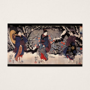 Japanese Women in the Snow  c. 1800s