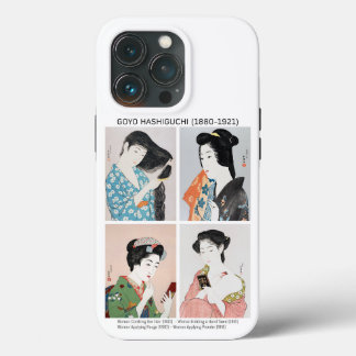 Japanese women portraits  - Goyō Hashiguchi iPhone 13 Pro Case