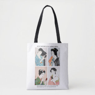 Japanese women portraits - Goyō Hashiguchi Tote Bag