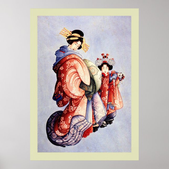 Japanese Woodblock Poster (Front)