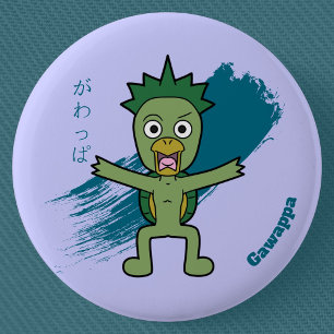 Japanese Yokai Gawappa 6 Cm Round Badge
