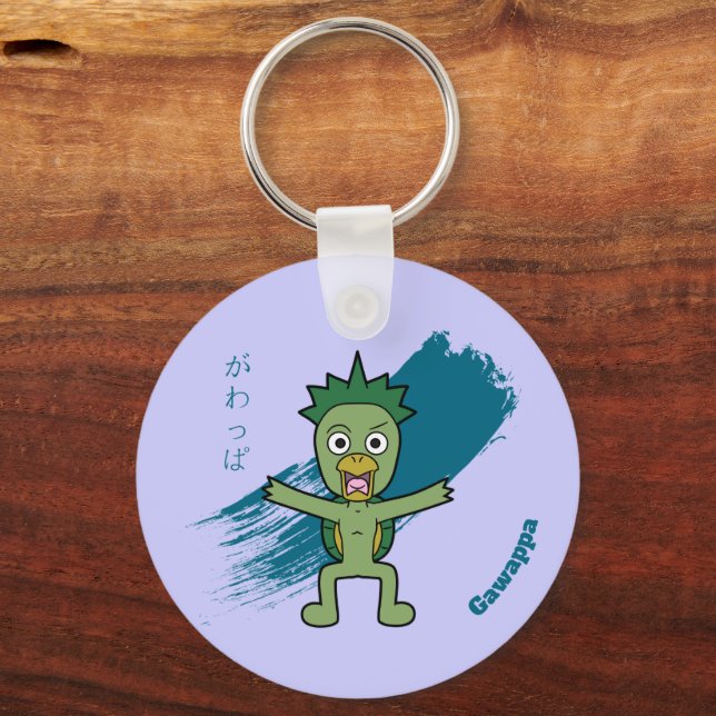 Japanese Yokai Gawappa Key Ring (Front)