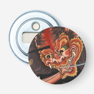 Japanese Yokai Oni King Shutendoji Fine Art Bottle Opener