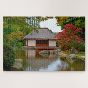 Japanese Zen Garden Hamburg Germany. Jigsaw Puzzle