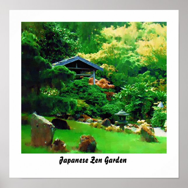 Japanese Zen Garden Poster (Front)