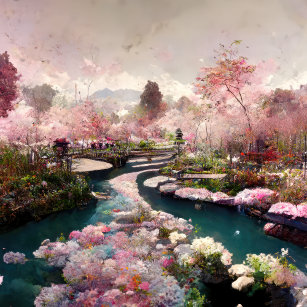 Japanese Zen Garden Poster