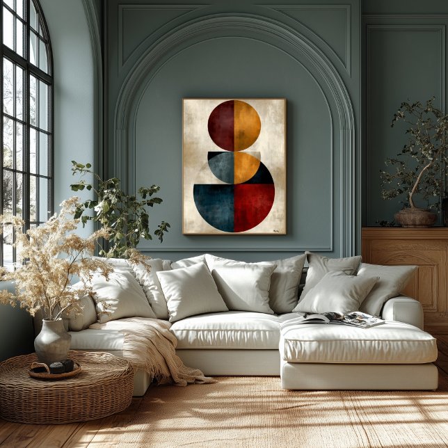 Japanese Zen Geometric Abstract Wall Art (Creator Uploaded)