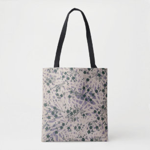 Japanese Zuan Hyakushu Tote Bag Meiji Era Bamboo