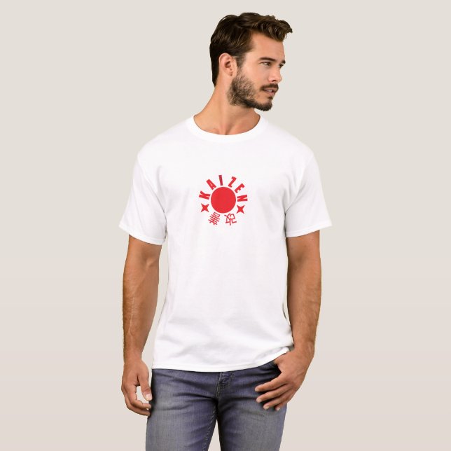 Japaniese kaizen text T-Shirt (Front Full)
