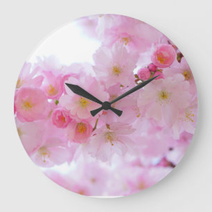 Japanische cherry Baum Large Clock