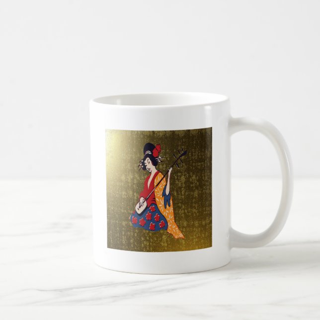Japenese Gold Coffee Mug (Right)