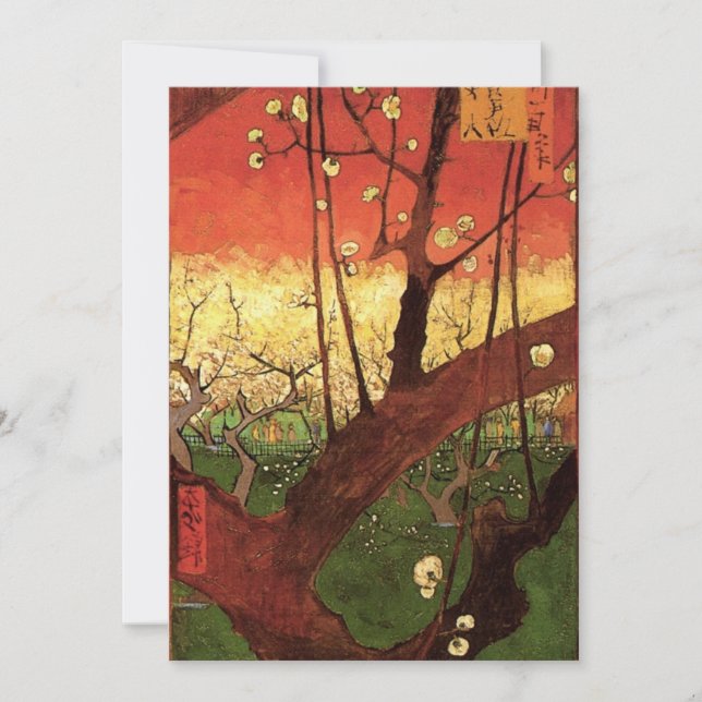 Japonism: Flowering Plum Tree by Vincent van Gogh (Front)
