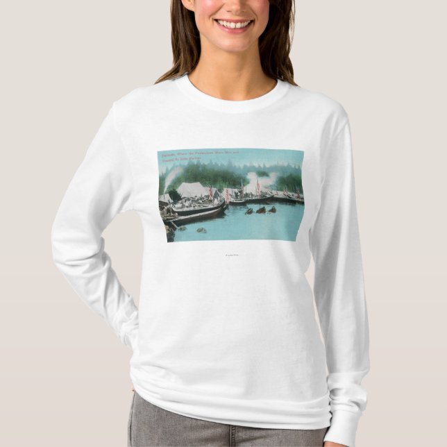 Japonski Island - Potlatchers & Sitka Natives T-Shirt (Front)