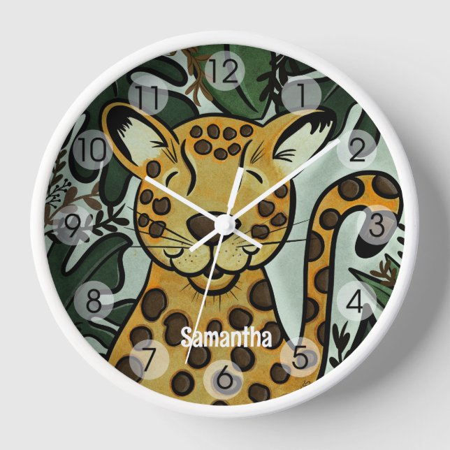 Jaquar Leopard Cheetah Jungle Safari Art by Jess Clock (Front)