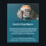 Jar Candle, Candle & Soap Maker Advertising Flyer<br><div class="desc">Jar Candle,  Candle & Soap Maker Advertising Flyers By The Business Card Store.</div>