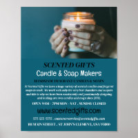 Jar Candle, Candle & Soap Maker Advertising