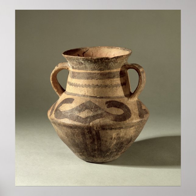 Jar, from Gansu Province, c.1300-700 BC Poster (Front)