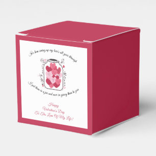Jar Of Love Valentines Day Favour Box