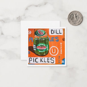 Jar of Pickles Card