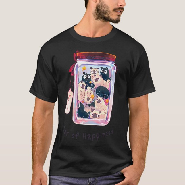Jar of Pugs T-Shirt (Front)