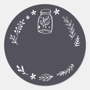 Jar / Spice Blank Sticker Label