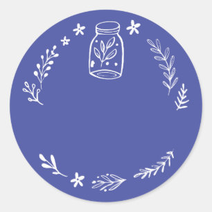 Jar / Spice Blank Sticker Label