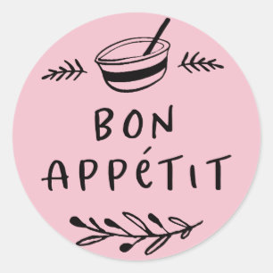Jar / Spice Bon Appétit Sticker Label