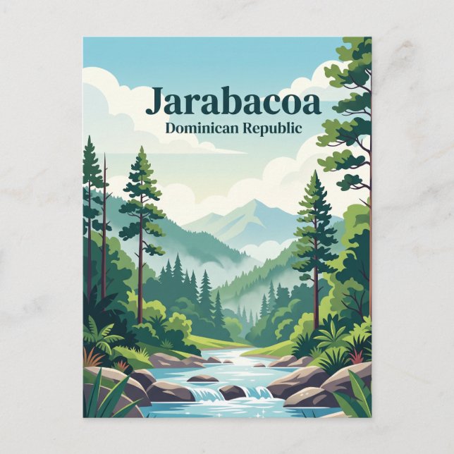 Jarabacoa Dominican Republic Postcard (Front)