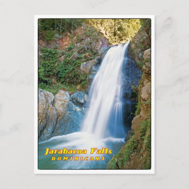 Jarabacoa Falls Dominicana Postcard (Front)