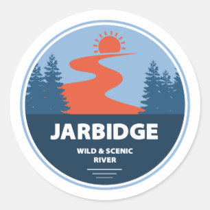 Jarbidge Wild And Scenic River Idaho Classic Round Sticker