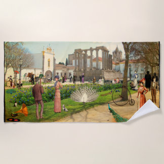Jardim Diana (Evora - Portugal) Beach Towel