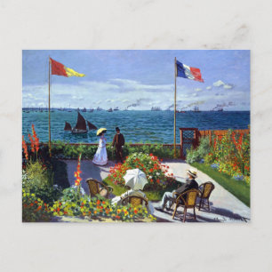 Jardin à Sainte-Adresse (Garden at Sainte-Adresse) Postcard