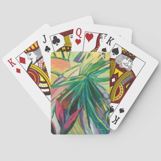 Jardin Abstracto I Playing Cards (Back)
