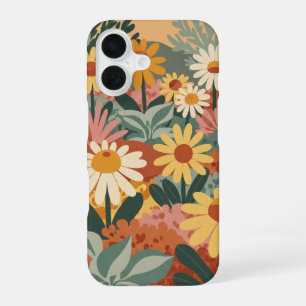 Jardin de Marguerites Vintage iPhone 16 Case