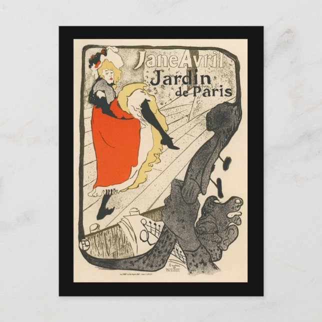 Jardin de Paris Postcard (Front)