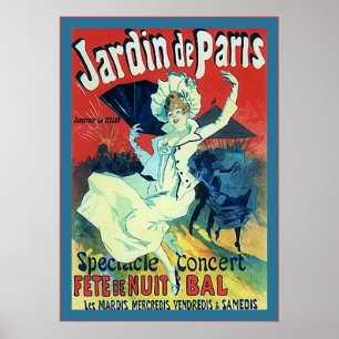 Jardin de Paris ~ Vintage French Advertising Poster