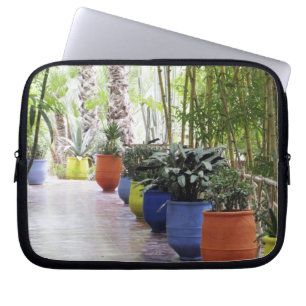 Jardin Majorelle, Majorelle Garden, now a public Laptop Sleeve
