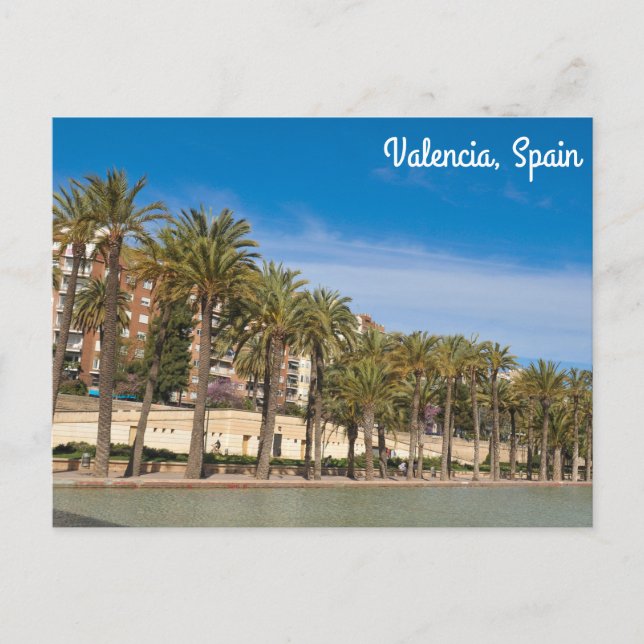 Jardines del Turia Postcard (Front)