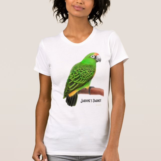 Jardines Parrot V-Neck T-Shirt (Front)