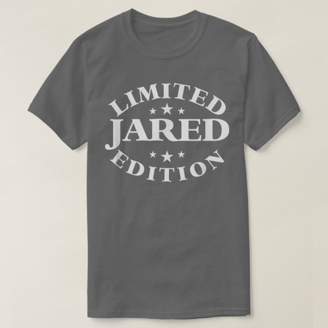 Jared Limited Edition  Funny Personalised Jared  T-Shirt (Design Front)