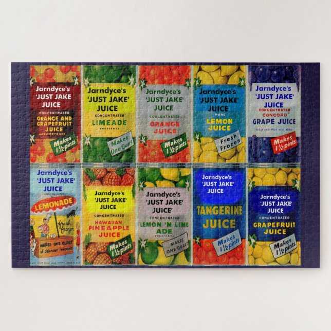 Jarndyce's 'Just Jake' juices Jigsaw Puzzle (Horizontal)