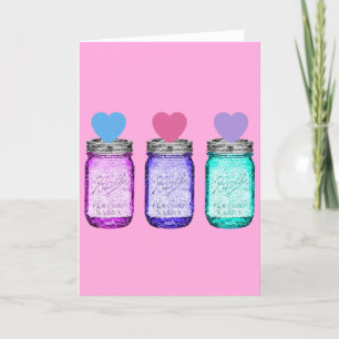 Jars & Hearts Greeting Card