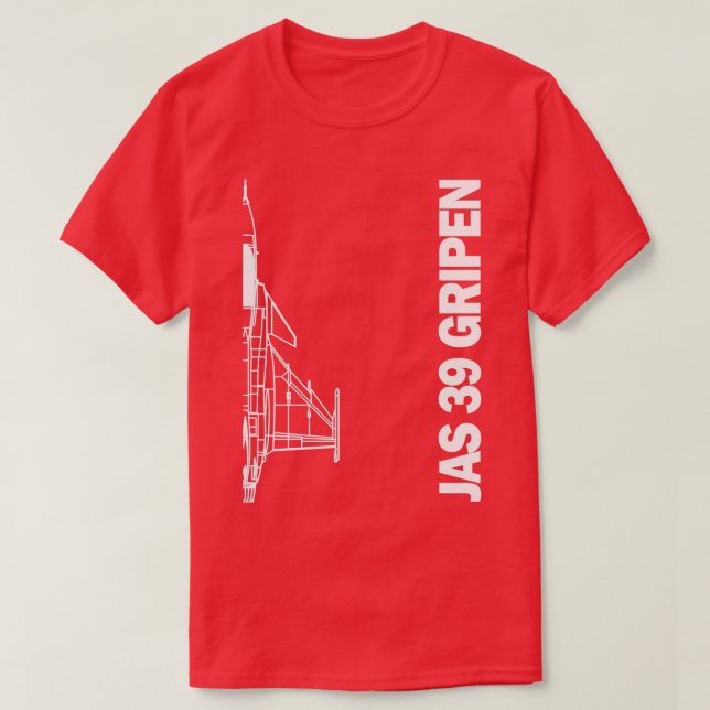 JAS 39 Gripen 2  T-Shirt (Design Front)