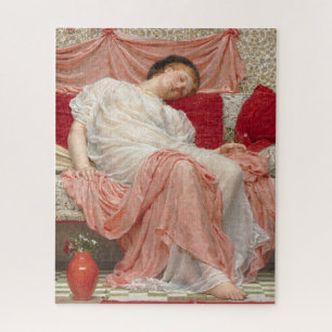 Jasmine (Beautiful Young Sleeping Woman) Jigsaw Puzzle