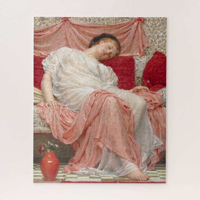 Jasmine (Beautiful Young Sleeping Woman) Jigsaw Puzzle (Vertical)