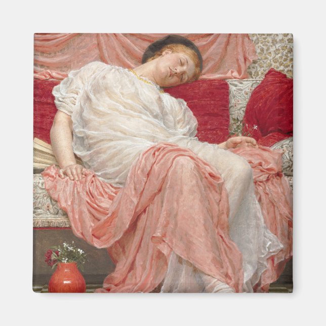 Jasmine (Beautiful Young Sleeping Woman) Magnet (Front)
